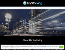 Tablet Screenshot of habitoliving.co.uk